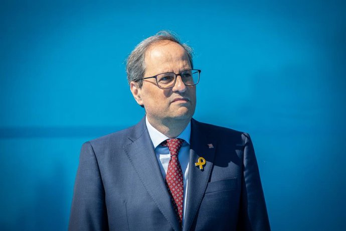 El president de la Generalitat, Quim Torra, en una imatge d'arxiu.