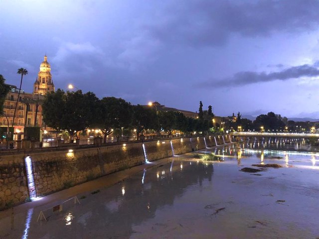 Río Segura crecida lluvias, tormentas, DANA Murcia