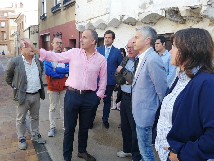 Inauguración del Barrio del Burgo tras la reurbanización integral de once calles en Alfaro