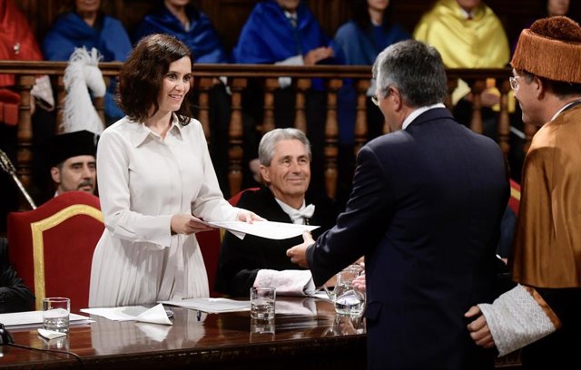 Díaz Ayuso en el inicio del curso universitario 2019/20