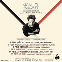 Manuel Carrasco anuncia conciertos en México, Uruguay, Argentina y Chile