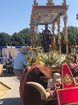 La romería de este año es la primera para la nueva junta de gobierno de la corporación, que está encabezada como hermano mayor por Luis Miguel García Díaz y presenta importantes novedades.