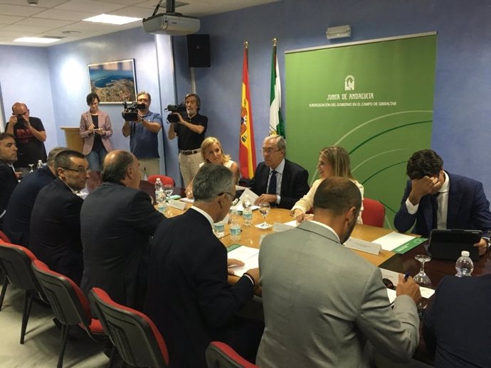 Reunión por el Brexit entre Junta de Andalucía y alcaldes del Campo de Gibraltar
