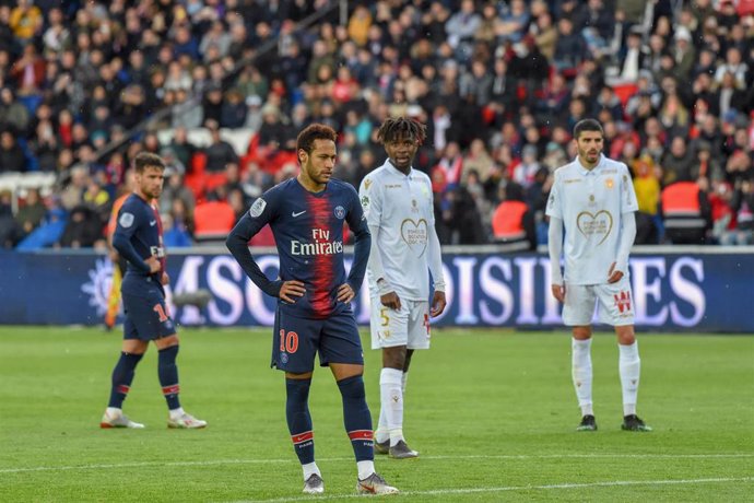 Neymar Jr., con el Paris Saint-Germain.