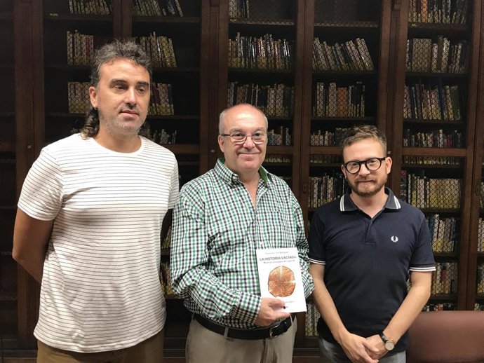 Presentación del libro 'La historia vaciada' en la Biblioteca de Cort.