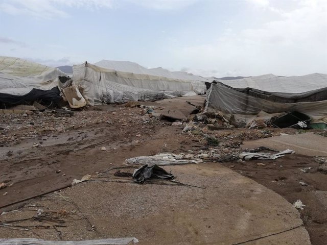 Daños por lluvias registrados en Níjar (Almería)