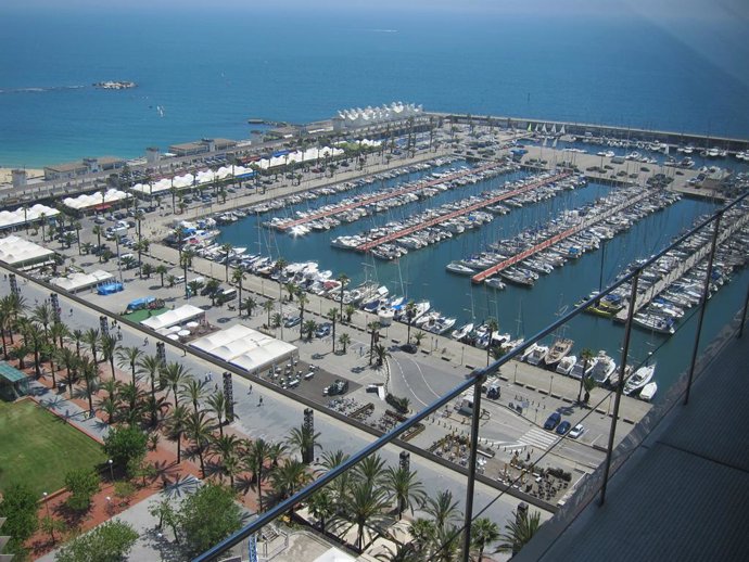 Port Olímpic de Barcelona, en una foto d'arxiu. 