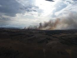 Incendio en Grisuela (Zamora).