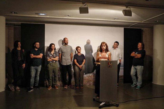 Inauguración de la exposición 'Paisaje de fondo'.