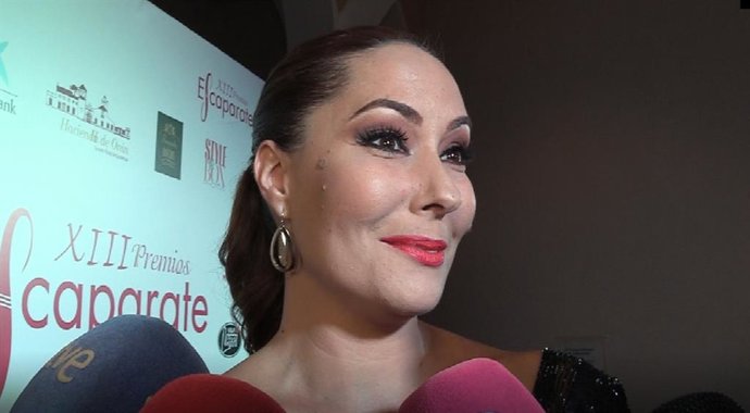 Rosario Mohedano en los premios Escaparate