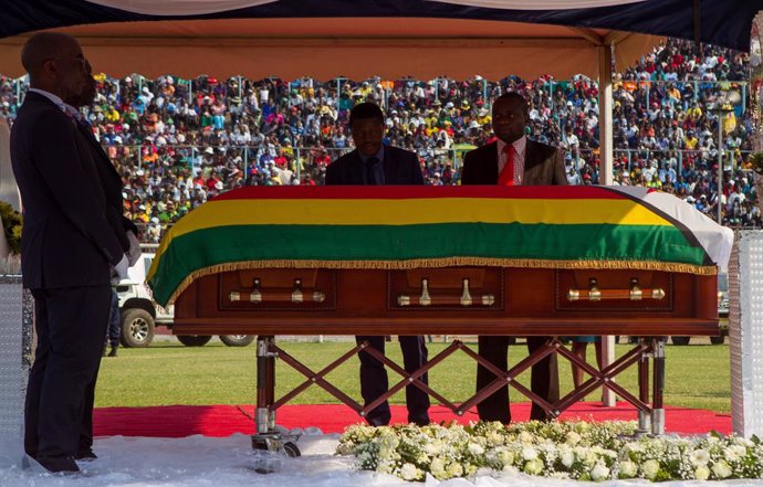 Zimbabue.- Celebran el funeral de Estado por Robert Mugabe en el Estadio Naciona
