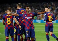 Un Barça letal golea al ritmo de Ansu Fati