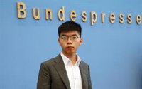 El activista Joshua Wong lleva el mensaje de democracia de los manifestantes de Hong Kong al Congreso de EEUU