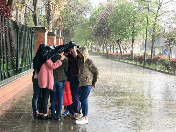 Lluvia en Sevilla