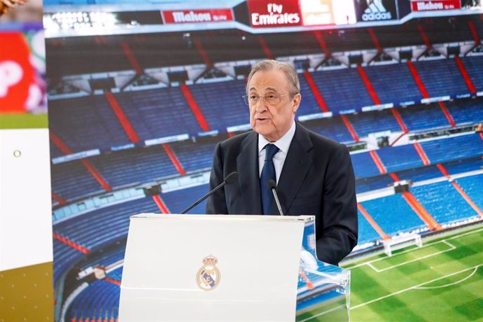 Florentino Pérez , presidente del Real Madrid
