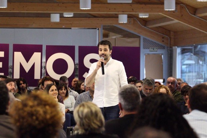 El cabeza de lista de Unidas Podemos al Congreso, Javier Sánchez Serna