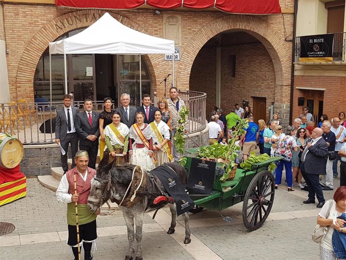 Olona en la XXX Fiesta de la Vendimia de la DOP Campo de Borja.