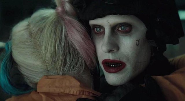 El Joker de Jared Leto junto a Harley Quinn interpretada por Margot Robbie