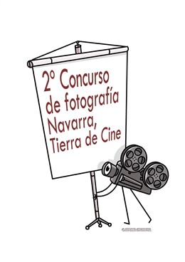 Cartel del II Concurso de fotografías 'Navarra, Tierra de Cine'