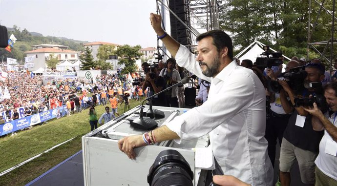 Italia.- Salvini anuncia una ofensiva de referéndums contra el nuevo Gobierno de