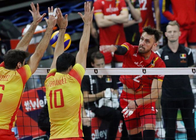 La selección española de voleibol cae ante Bélgica en el Campeonato de Europa