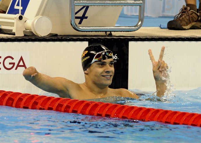 El nadador español Óscar Salguero
