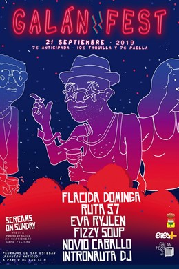 Cartel del Galánfest de Pedrajas de San Esteban (Valladolid)