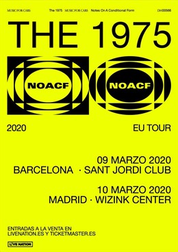 'The 1975' presentarán nuevo disco en Barcelona y Madrid