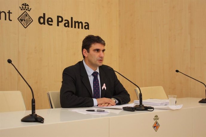 El regidor del PP en el Ayuntamiento de Palma, Julio Martínez .