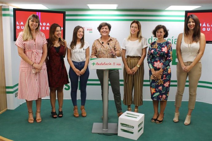 Miembros del Comité de Igualdad del PSOE de Málaga