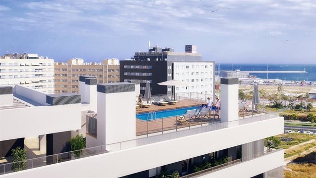 Edificio que Metrovacesa va a construir en el barrio de Benalúa Sur de Alicante