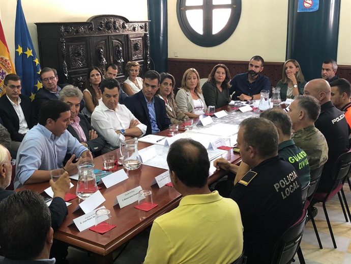 El presidente de la Diputación de Almería explica la actuación del organismo ante el temporal