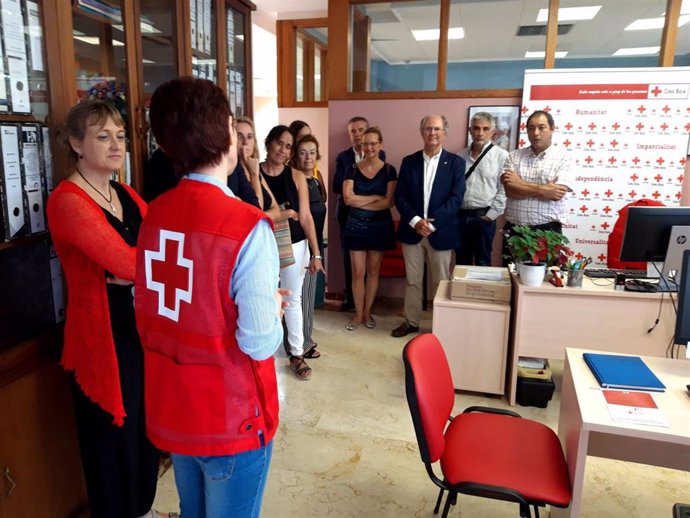 Cruz Roja Baleares en la presentación del nuevo centro para personas mayores, en Palma