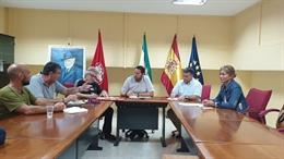 Reunión entre representantes de UGT y Adelante Andalucía para abordar la situación de la RTVA.