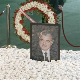 Funeral del ex primer ministro libanés Rafik Hariri
