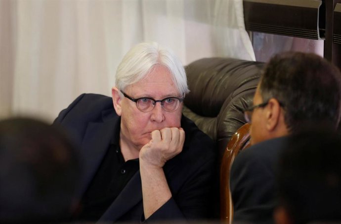 El enviado especial de la ONU para Yemen, Martin Griffiths