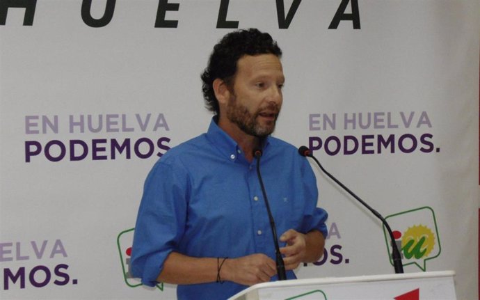 El portavoz de Adelante Andalucía en la Diputación de Huelva, David F.Calderón.