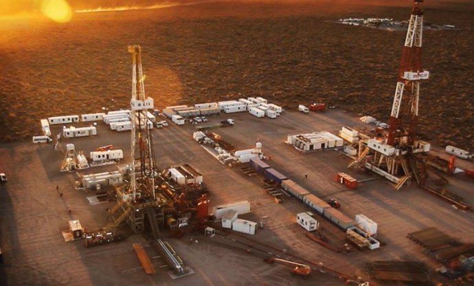 Yacimiento de petróleo y gas en Vaca Muerta.
