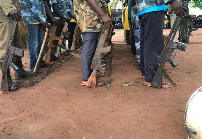Liberación de niños soldado en Yambio, Sudán del Sur