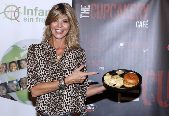 Arantxa de Benito, en un acto solidario