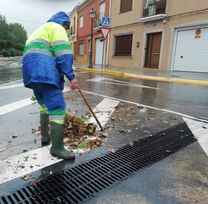 Efectos de la DANA en Almansa