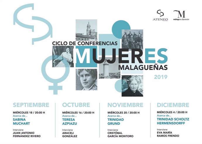 Ciclo de la Diputación de Málaga y el Ateneo sobre el papel relevante de cuatro mujeres en la historia