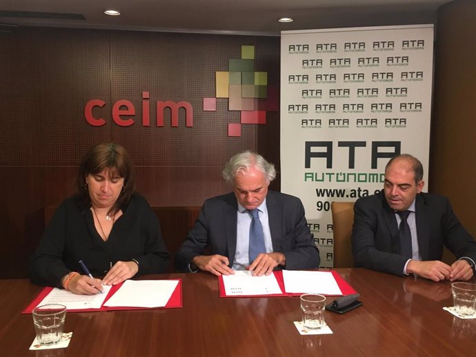 CEIM y ATA Madrid firman un acuerdo para dar entrada a los autónomos en la patronal