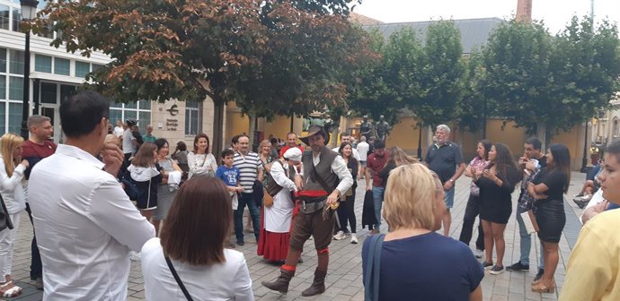 Una de las visitas narradas en Logroño
