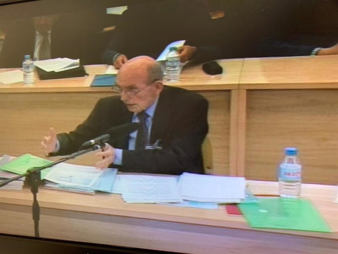 El exconsejero ejecutivo de Bankia José Manuel Fernández Norniella en el jucio ante la Audiencia Nacional por la salida a Bolsa de la entidad bancaria.