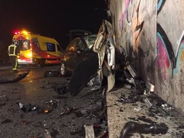 Foto del accidente