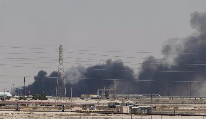 Instalación petrolera atacada en Abqaiq