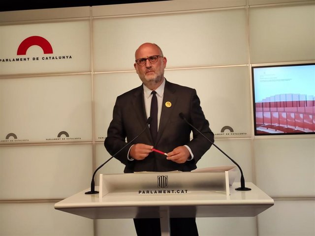 El portavoz de JxCat, Eduard Pujol