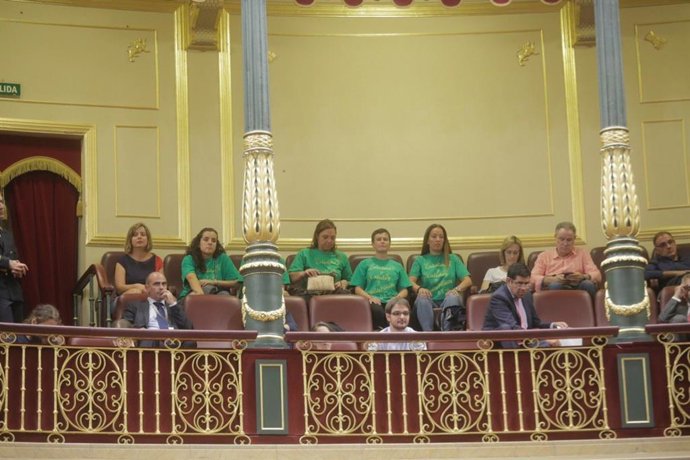 Educadoras de escuelas 0 a 3 de Oviedo acuden al Congreso de los Diputados junto a la concejala de Somos Oviedo Ana Taboada