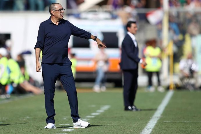 Maurizio Sarri coach of Juventus FC during the Italian championship Serie A football match between AFC Fiorentina and Juventus FC on September 14, 2019 at Stadio Artemio Franchi in Florence, Italy - Photo Luca Pagliaricci / Sportphoto24 / DPPI